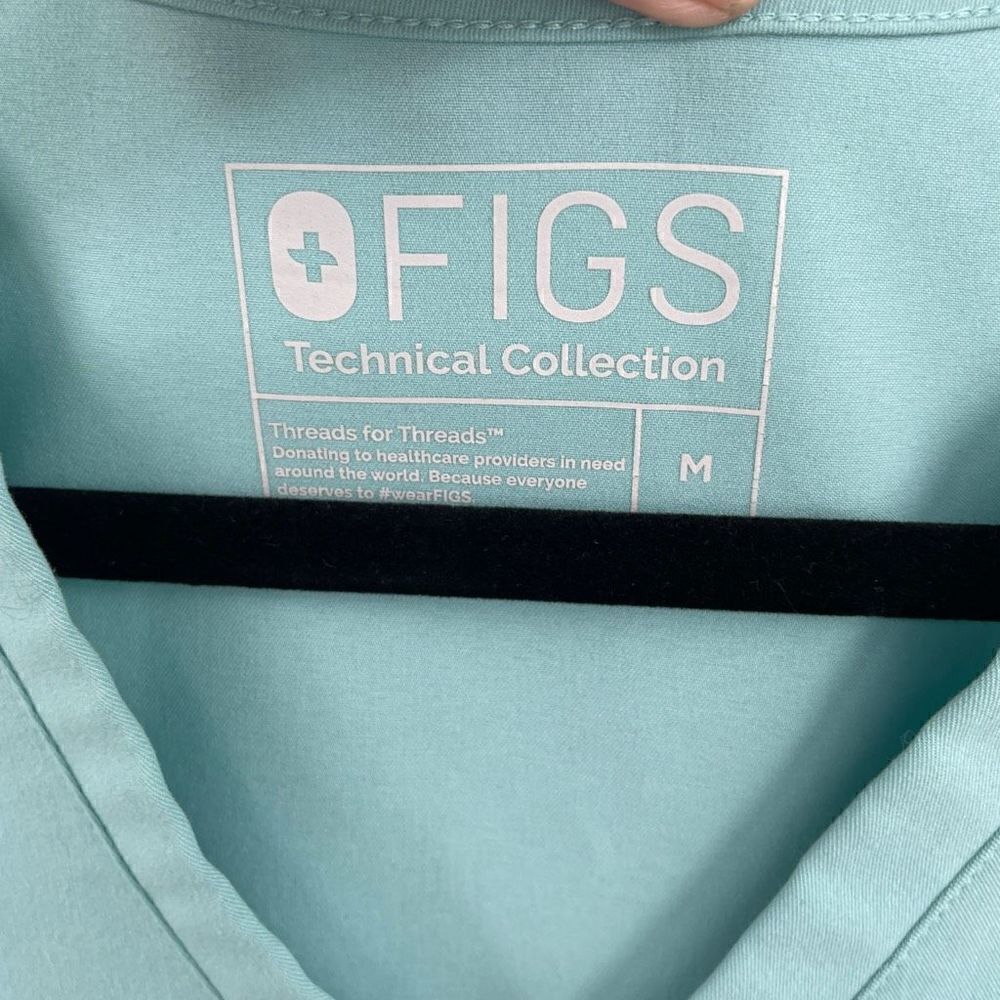 Figs Mint Green Technical Collection Classic Fit … - image 3